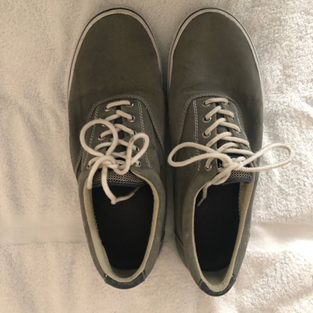 Men's Sperry‎ Gray Canvas Sneakers